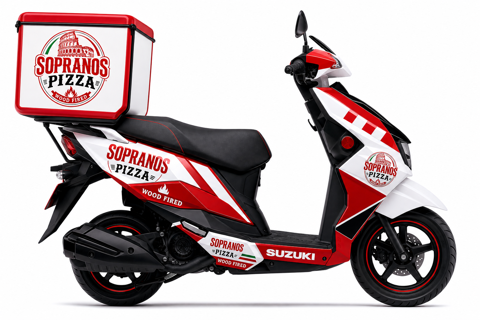 SOPRANOS™ branded delivery bike