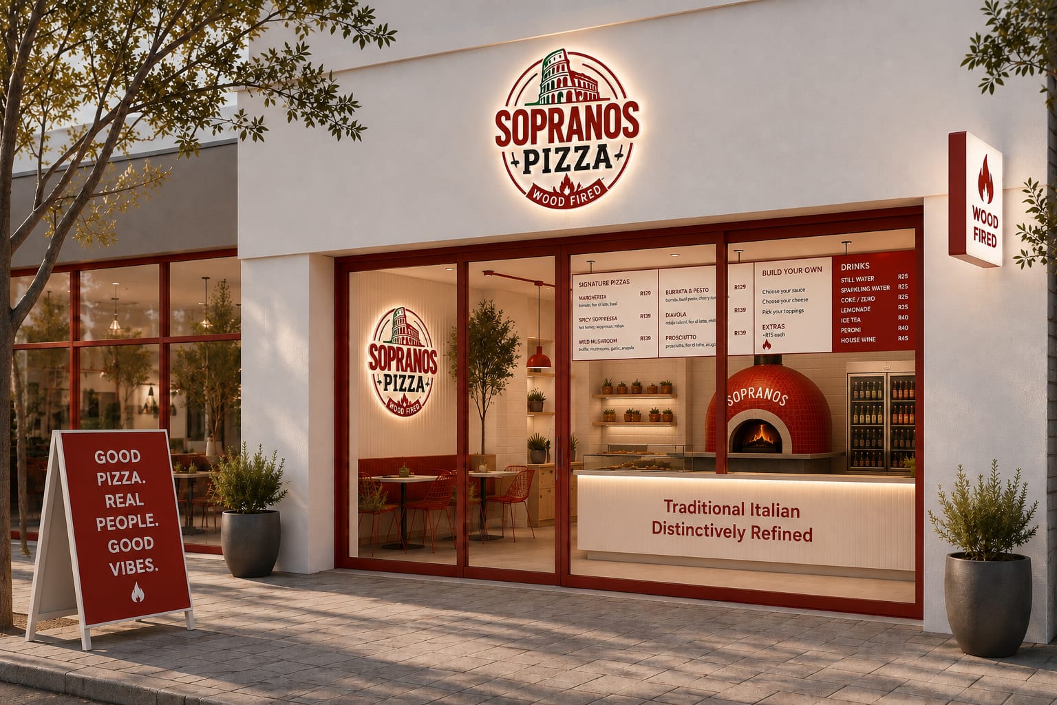 SOPRANOS™ Pizza storefront